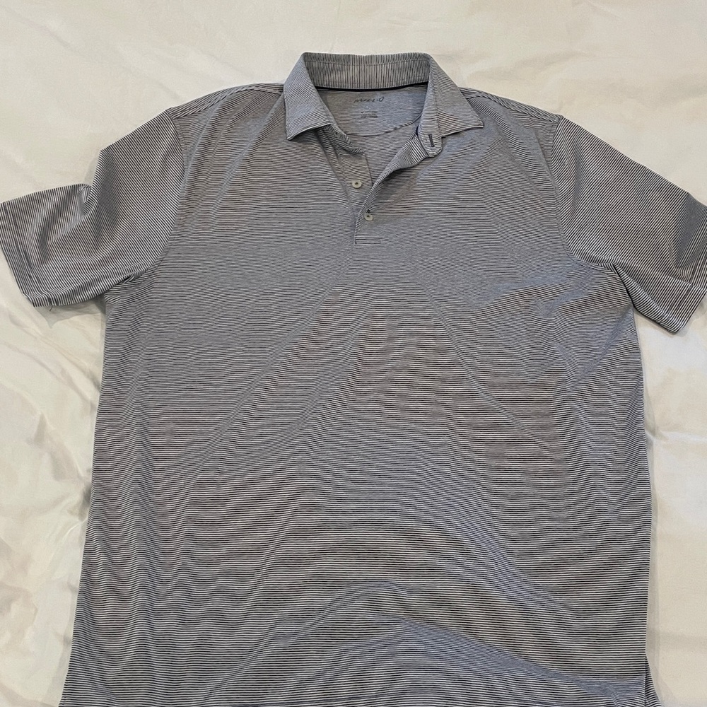 johnnie-O Steel Blue Polo Shirt